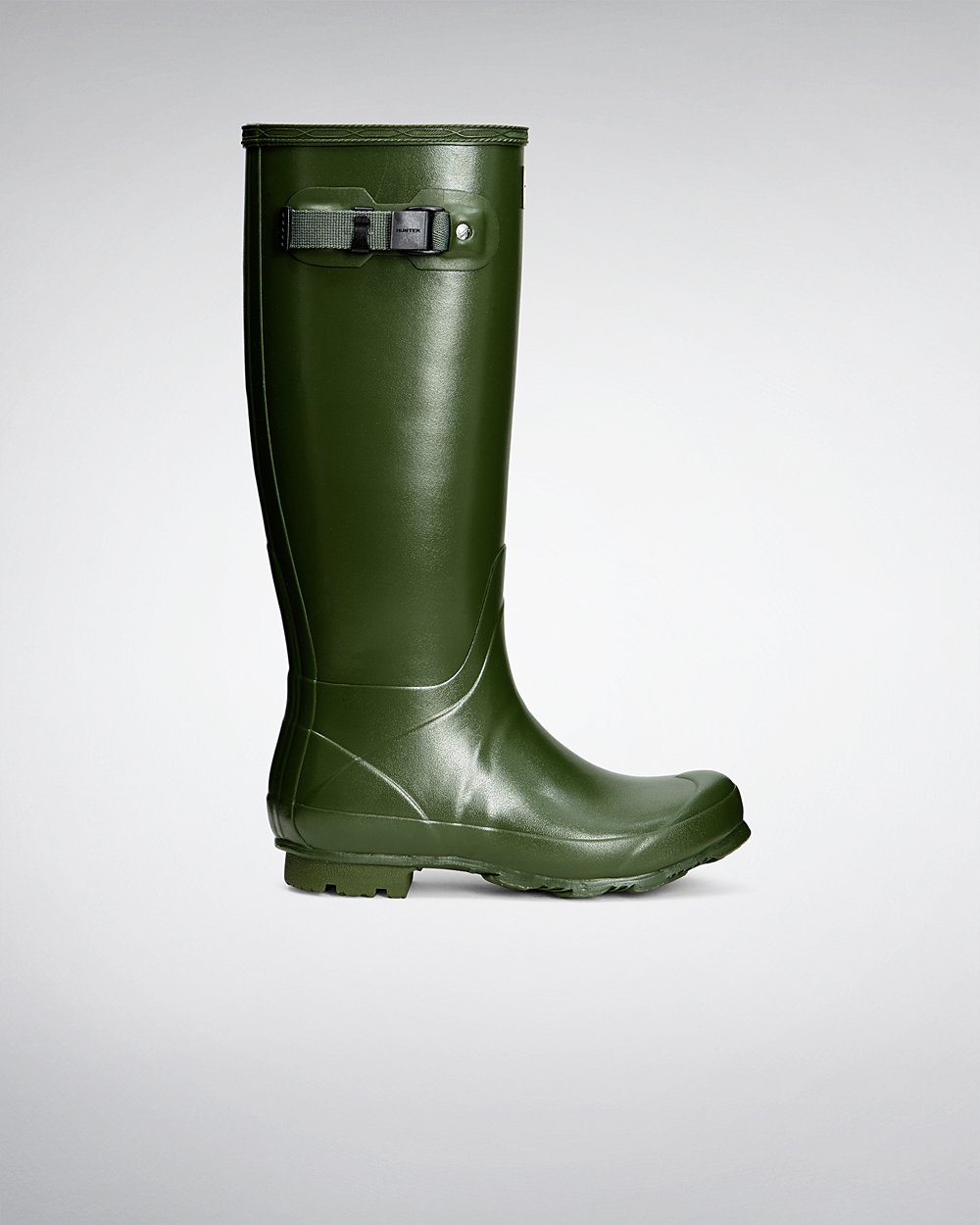 Hunter Mujer Norris Field - Botas de Lluvia Verde - 198-KRYHUD